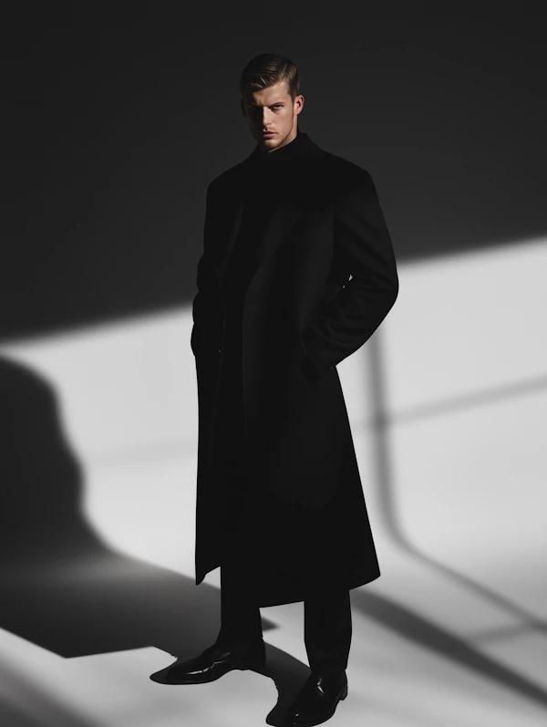 Man in Black Overcoat