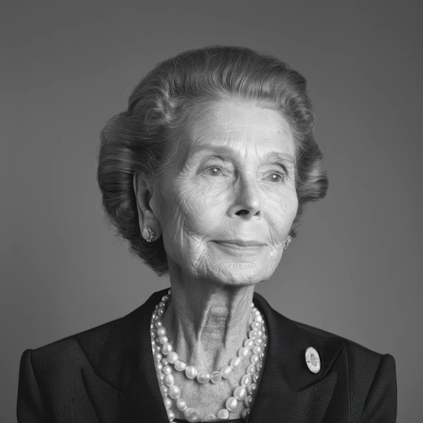 Elegant Elderly Woman Portrait