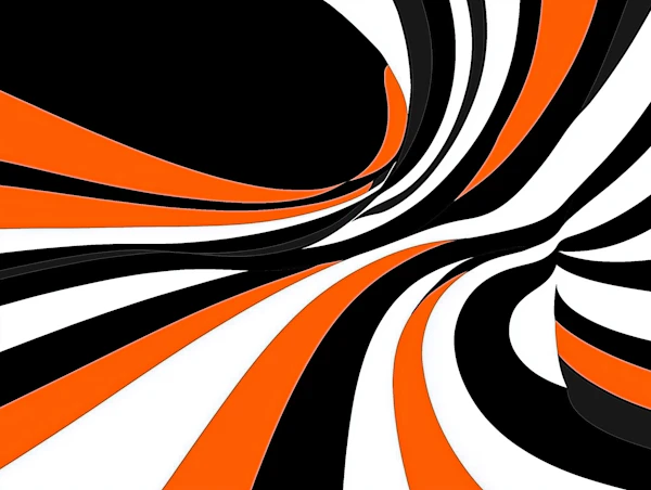 Abstract Wavy Stripes