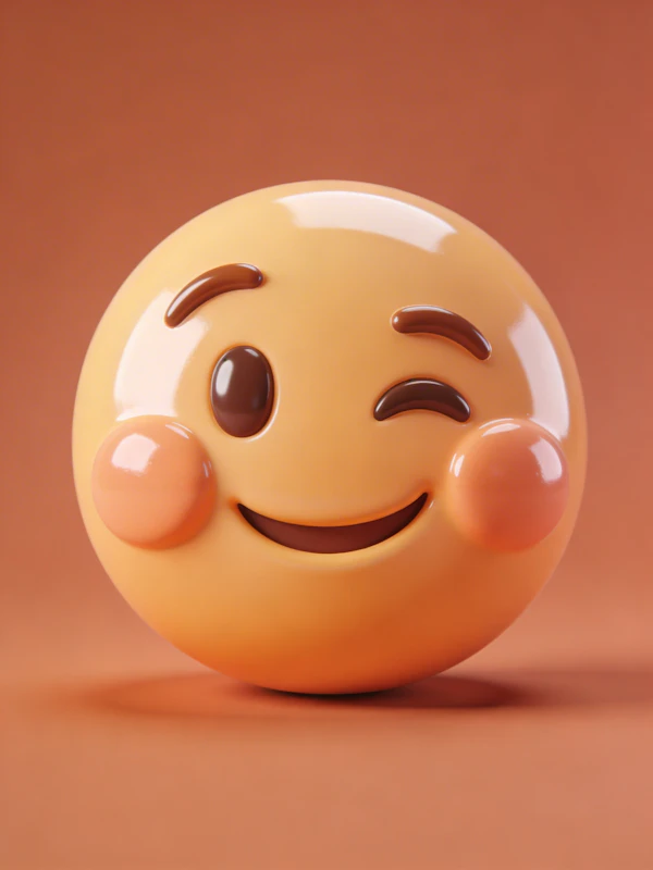 Winking Emoji Render