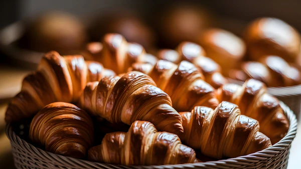 Basket of Croissants