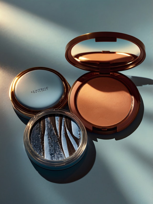 Cosmetic Compacts on Display