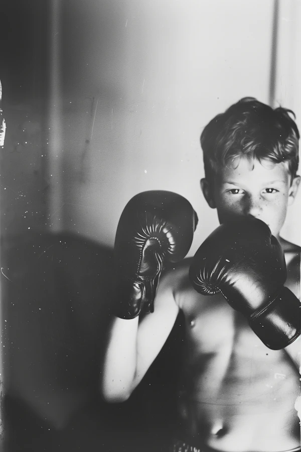 Young Boxer Portrait