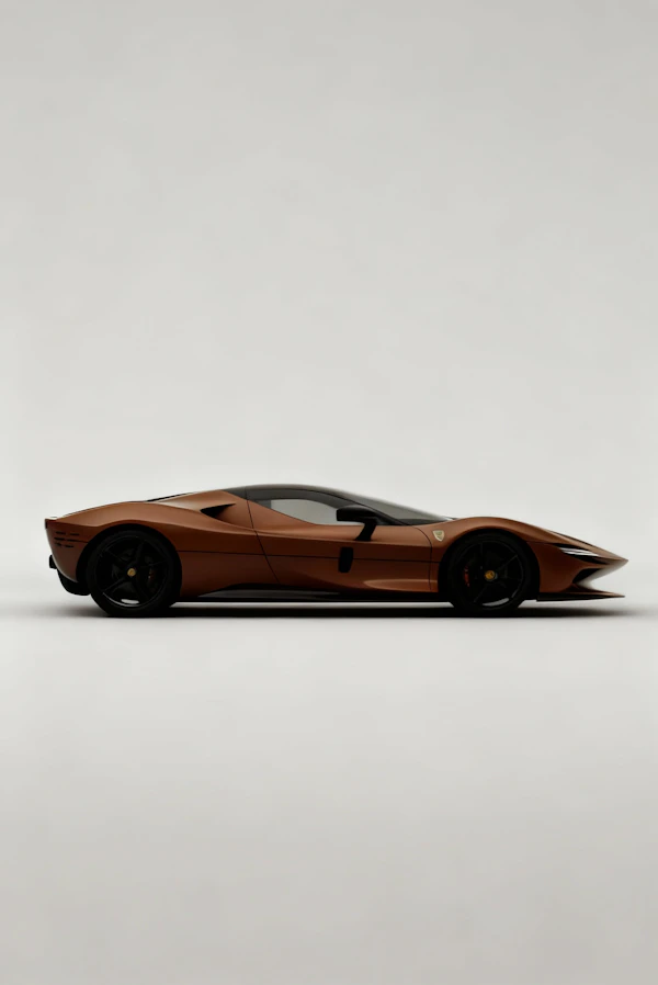 Bronze Sports Car