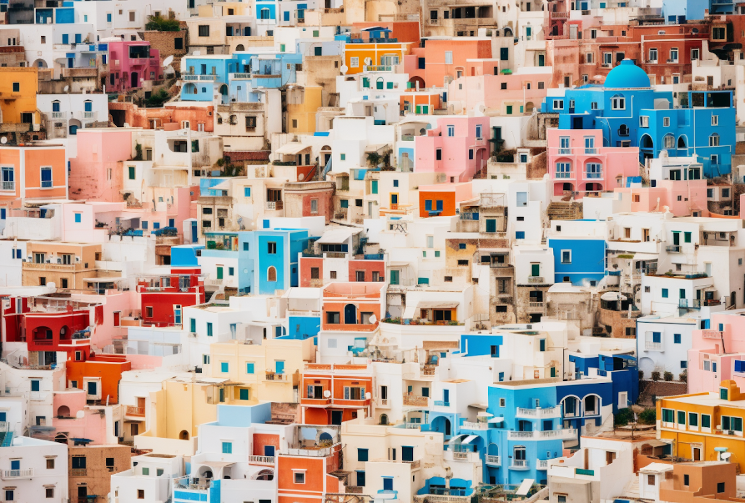 Mediterranean Hillside Colorburst