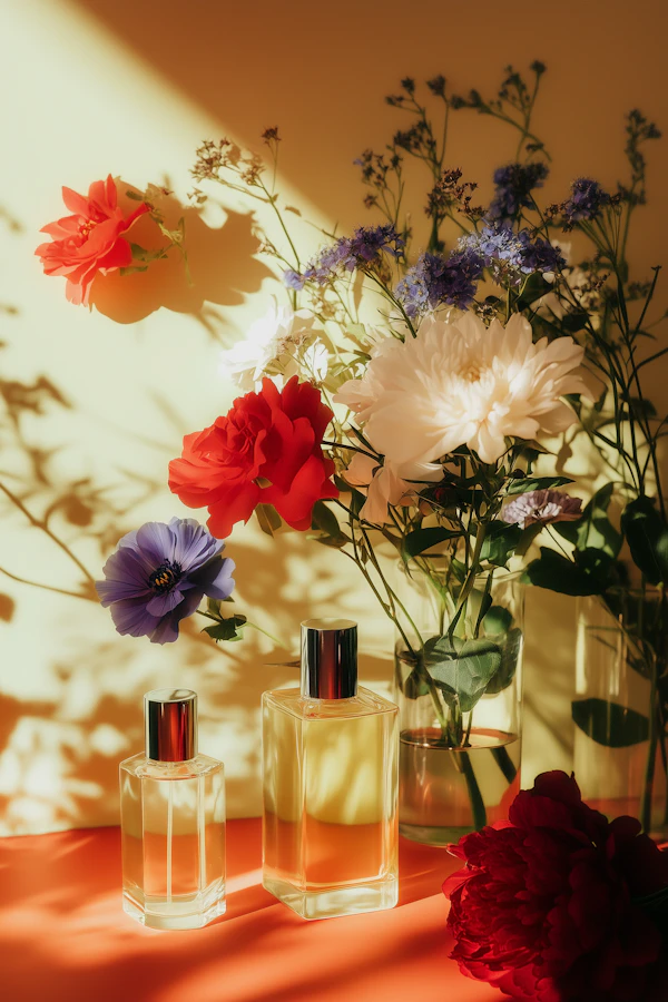 Floral Perfume Display