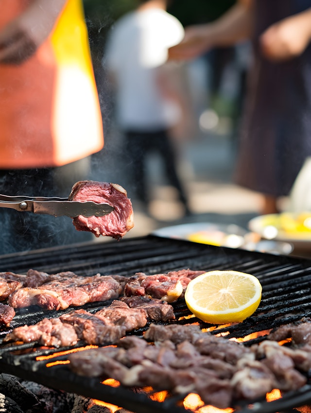 Summer Barbecue Scene