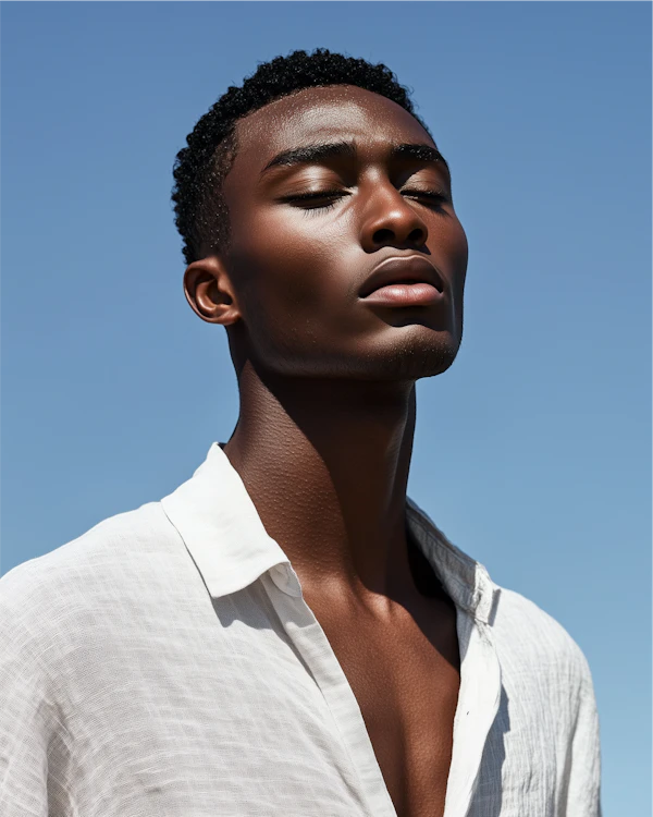 Serene Portrait Outdoors
