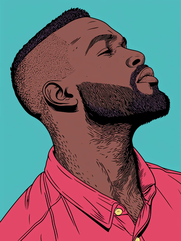 Stylized Profile Illustration