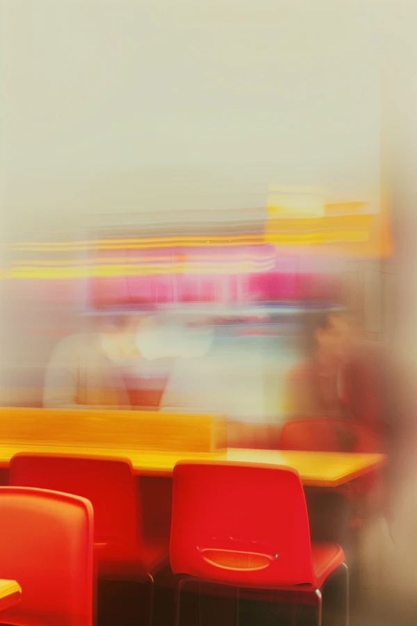 Abstract Dining Scene