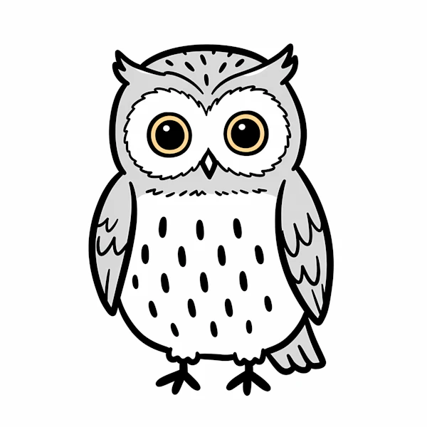 Minimalist Owl Art