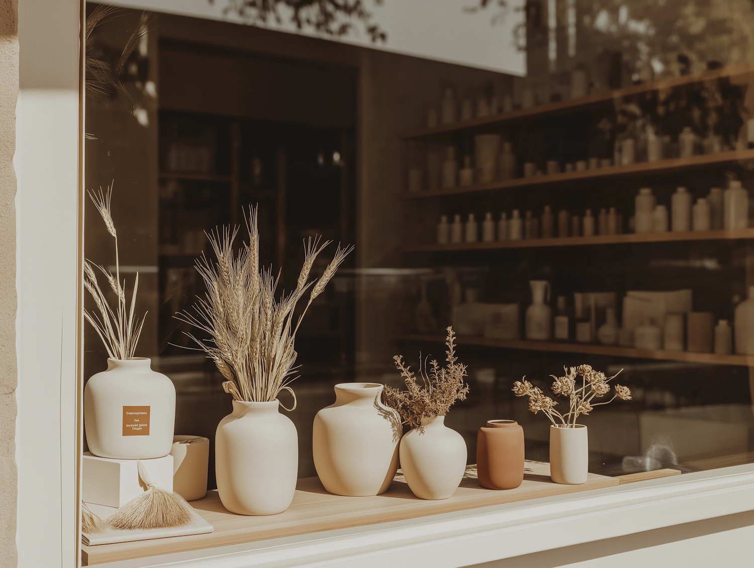 Serene Ceramic Vase Display