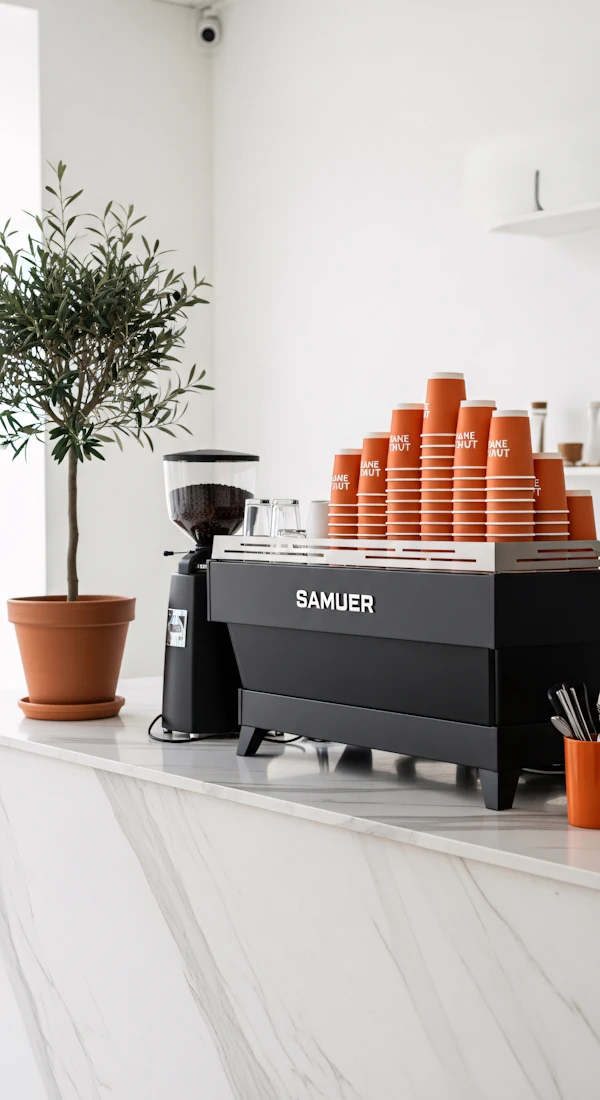 Modern Coffee Counter
