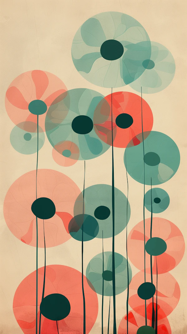 Abstract Flower Art
