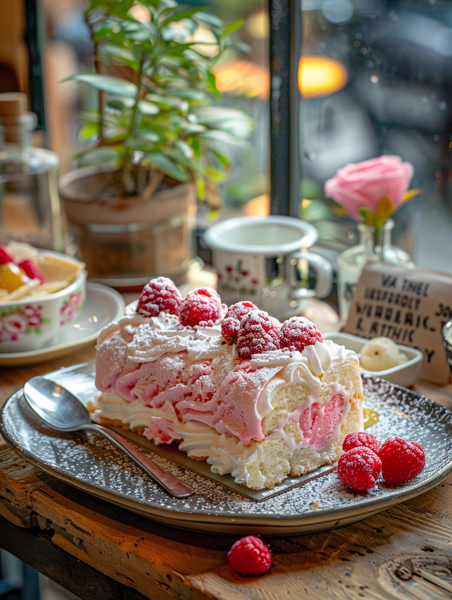 Rustic Dessert Presentation