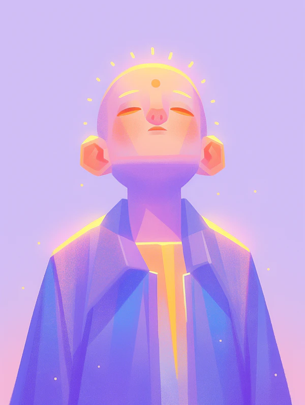 Serene Enlightenment Art