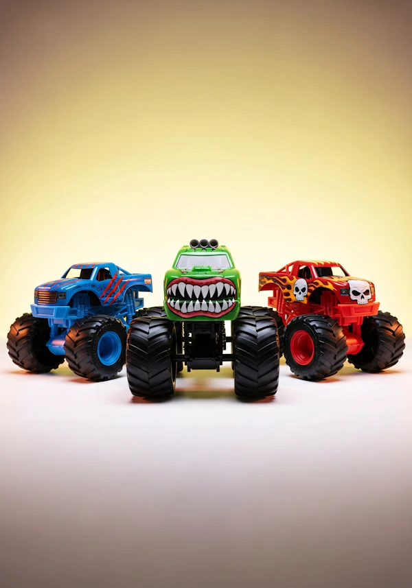 Colorful Toy Trucks