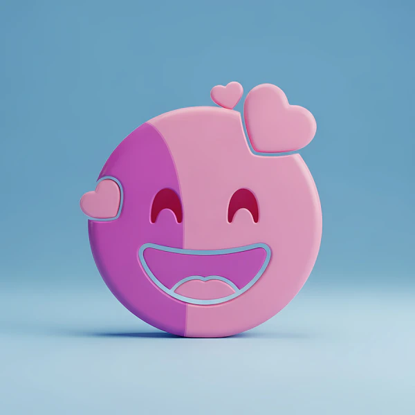 Heart-Eyes Emoji Render