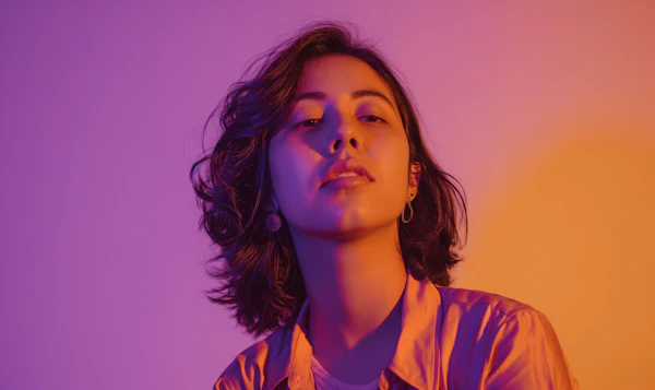 Dual-Tone Light Portrait