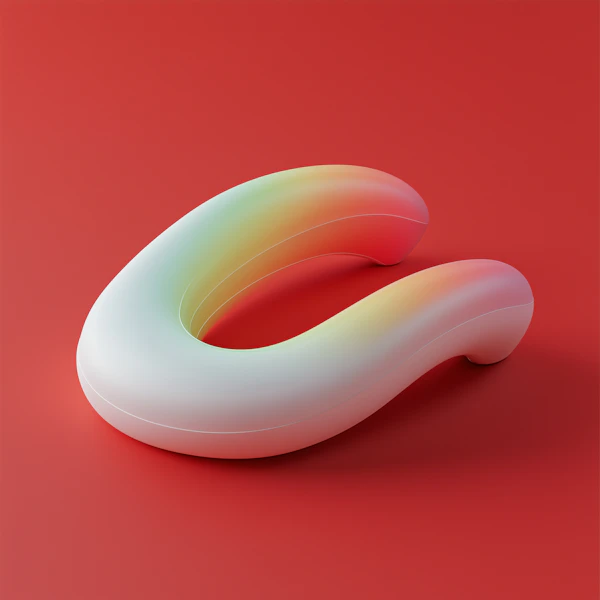 Futuristic Gradient Object