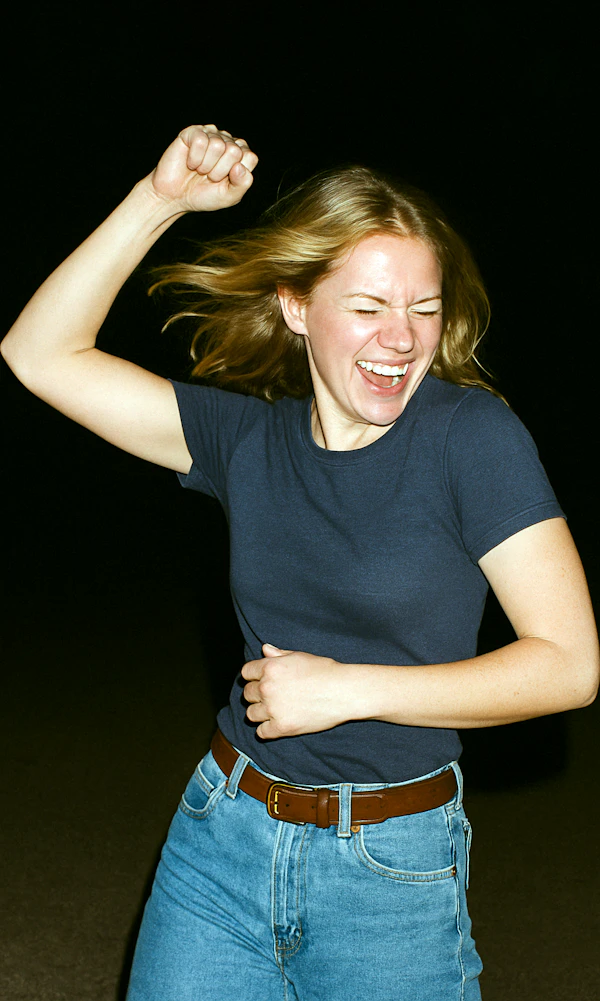 Joyful Dancing Woman