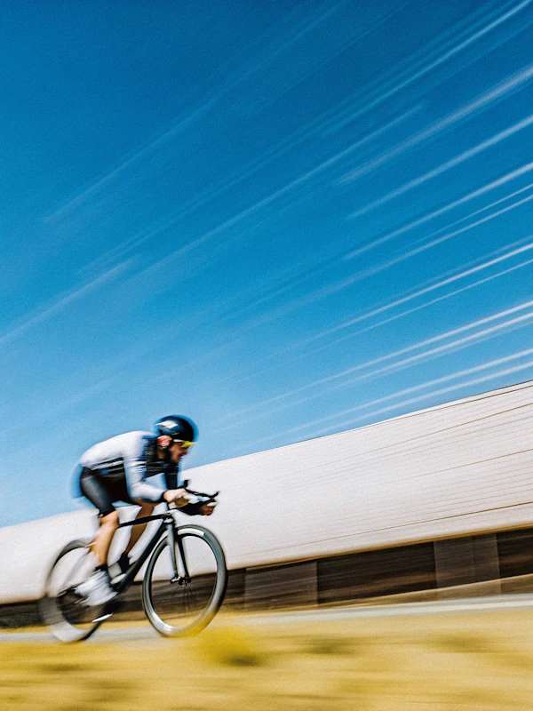 Cyclist in Motion