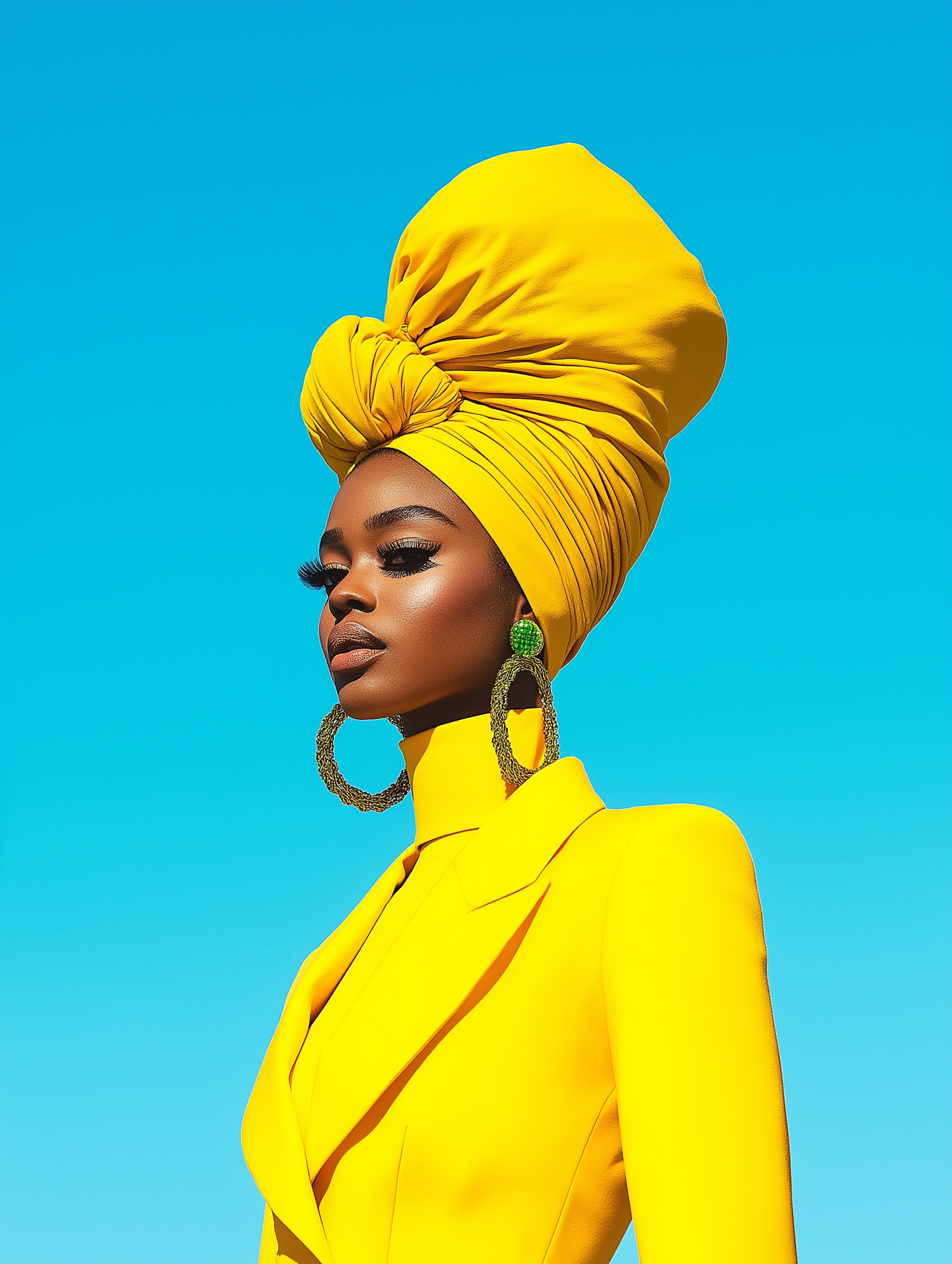 Elegant Yellow Portrait