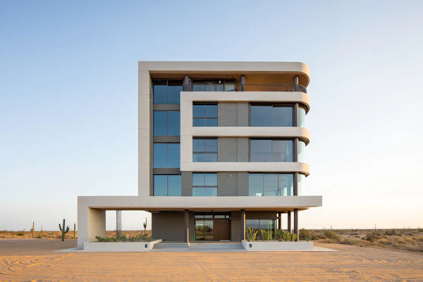 Modern Desert Building