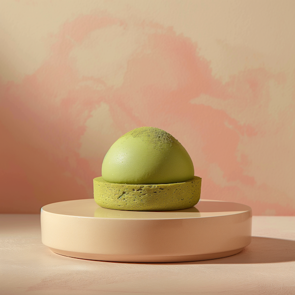 Matcha Dessert Presentation