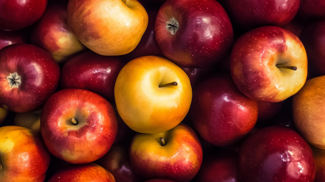 Close-up of Colorful Apples