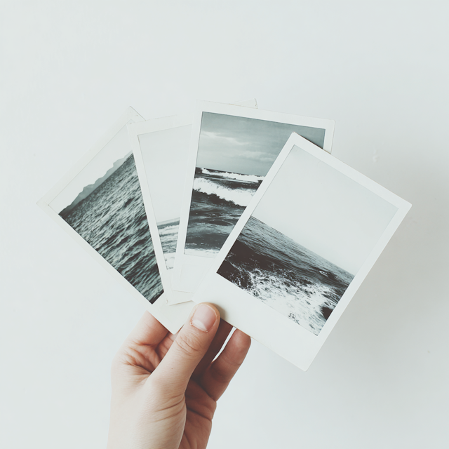 Ocean Wave Polaroids