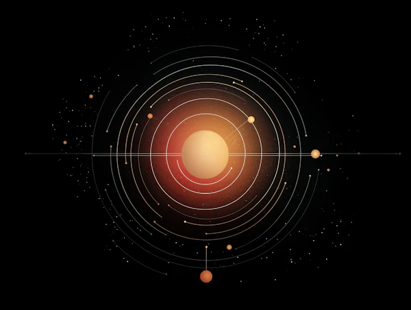 Stylized Solar System