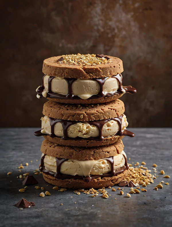 Decadent Ice Cream Stack