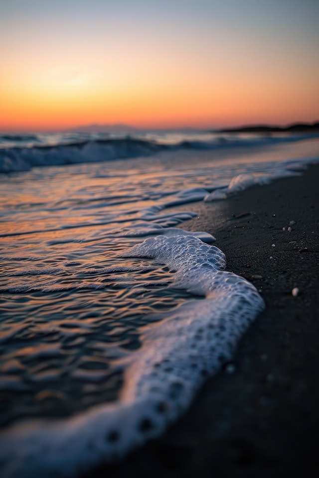 Serene Beach Sunset