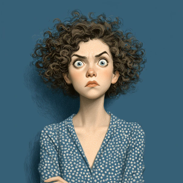 Stylized Woman Portrait