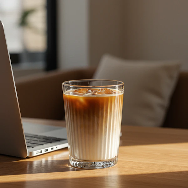 Iced Coffee on Table