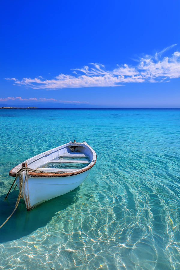 Serene Boat on Water