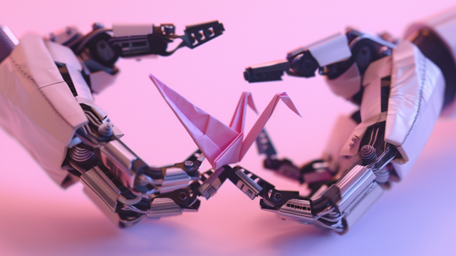 Robotic Hands with Origami Crane