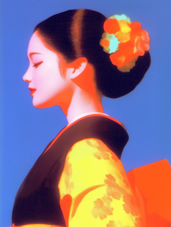 Asian Woman Illustration