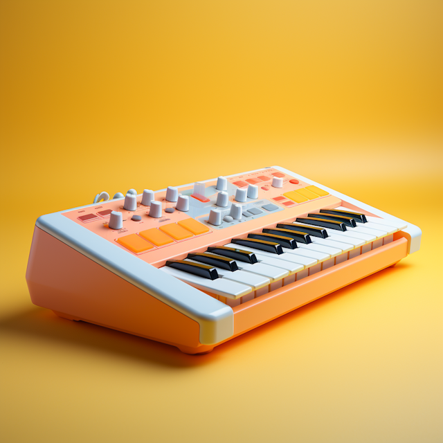 Pastel Retro Synthesizer