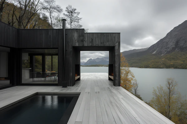 Modern Lakeside Retreat