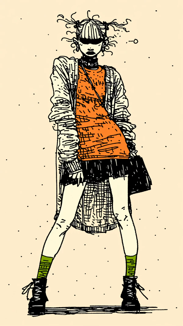 Stylized Fashion Pose