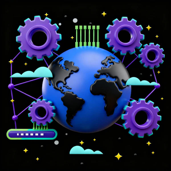 Futuristic Globe Design