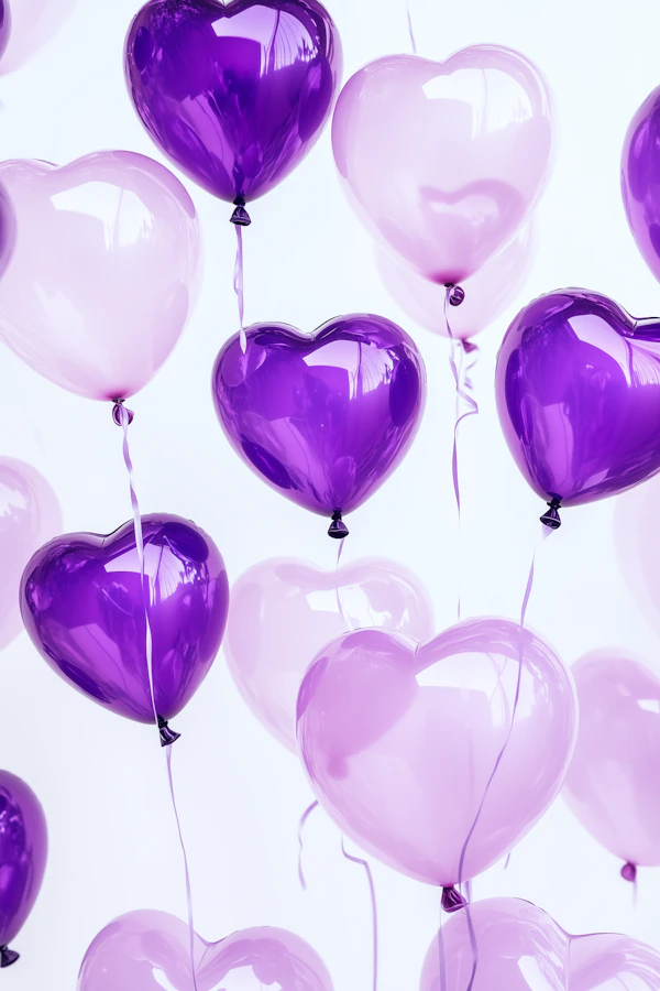 Heart Balloons Display