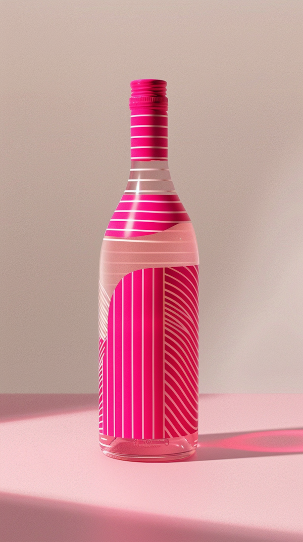 Dynamic Pink Bottle Design