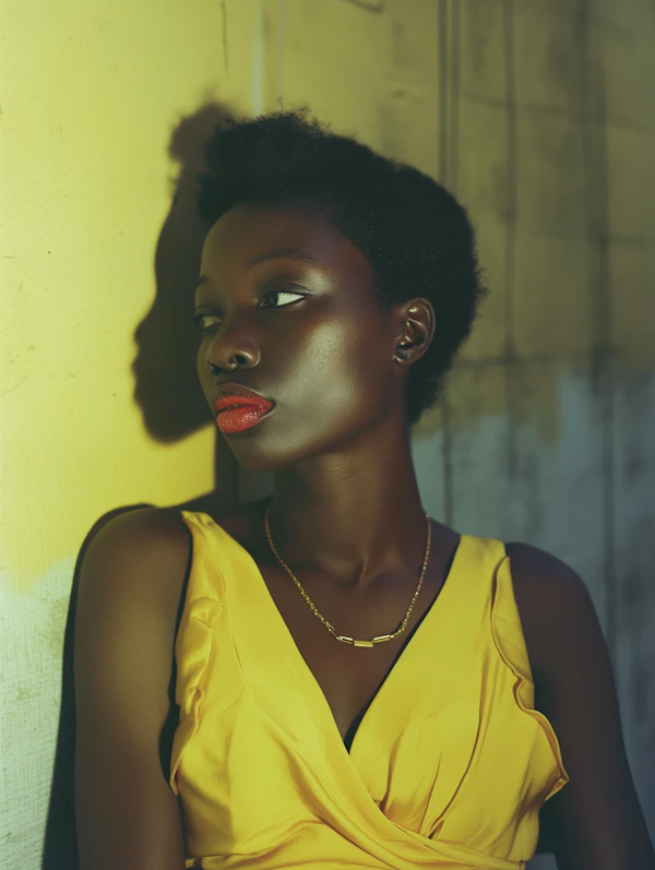 Portrait of a Contemplative Woman
