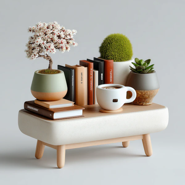 Minimalist Table Scene
