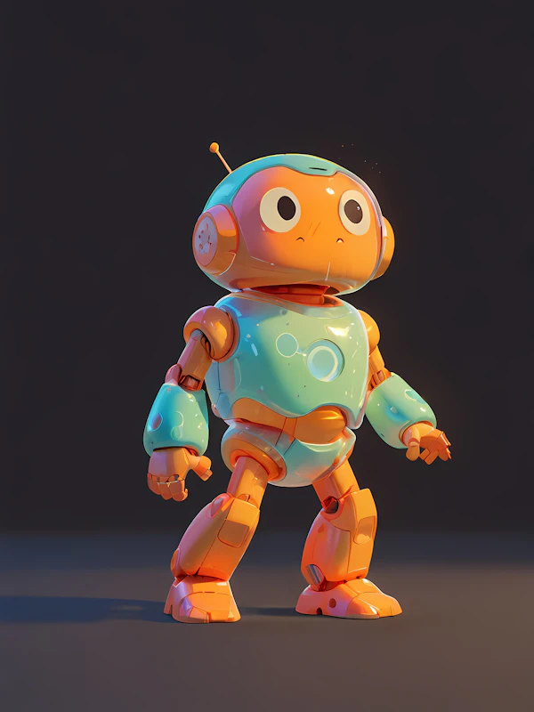 Colorful 3D Robot