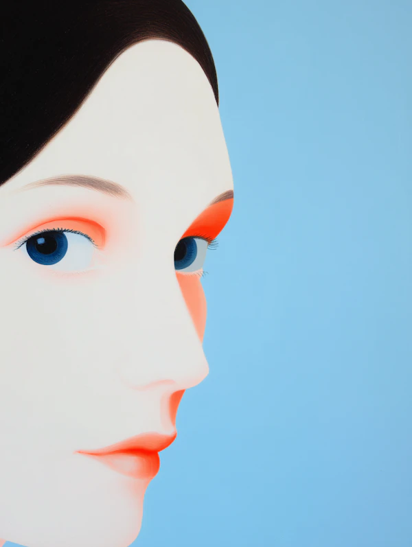 Stylized Woman's Face