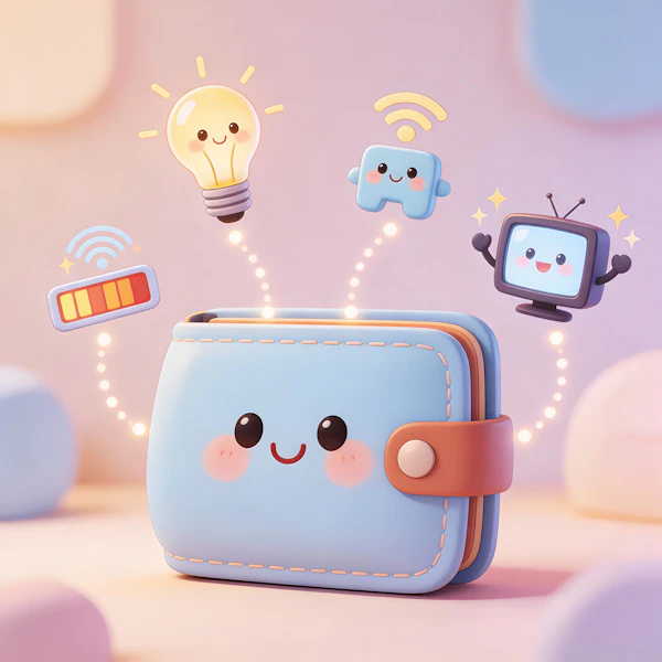 Smiling Wallet Illustration